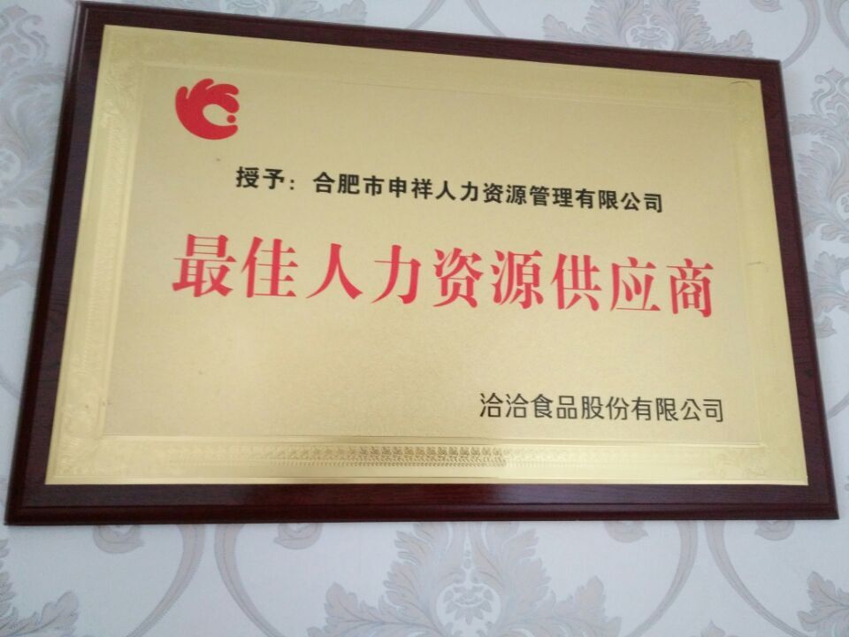 最佳人力資源供應商
